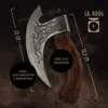 VIKING CRAFT - Pizza Axt Wikinger inkl. Lederschutz - Produktbild-Vorschau 4