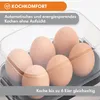 KRUMAD Eierkocher für 6 Eier, 200W Automatisch, Schnell und Produktbild-Vorschau 4