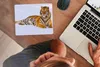 MuchoWow® Mauspad Mousepad Tiger - Schnee - Winter - Tiere Produktbild-Vorschau 3