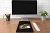 MuchoWow® Mauspad Mousepad Blatt - Schwarz und Gold - Produktbild-Vorschau 4