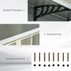 Outsunny Schutzüberdachung 303 x 96 x 27 cm Produktbild-Vorschau 5