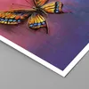 Poster - Poster ohne Rahmen - Schmetterling bunt gemalt - Produktbild-Vorschau 2