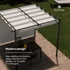 BlumfeldtPantheon Robust, altana ogrodowa, 3 x 3 m, rolety Podgląd zdjęcia produktu 3