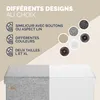 Casaria Banc de rangement gris clair 80x40x40cm Coffre de Voir les images du produit 4