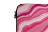 MuchoWow® Laptop Hülle 15 Zoll Rosa - Geode - Achatstein - Produktbild-Vorschau 3