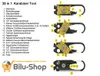 EDC Multitool Schlüsselanhänger 20 in 1 Multiwerkzeug Produktbild-Vorschau 2