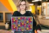 MuchoWow® Laptop Aufkleber Sticker Cover Diagramm - Hippie Produktbild-Vorschau 5