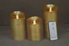 Anna's Collection Stumpfe Kerzen - 3x - gold - LED-Kerzen Produktbild-Vorschau 7