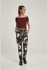 Urban Classics Ladies - Off Shoulder Rib Top red wine - M Produktbild-Vorschau 14