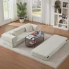 Clinvia Moderne Cord-Sofa, klassisches quadratisches, Produktbild-Vorschau 3