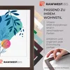 RAWWEST.BIS Holz Bilderrahmen 70x90 cm Plexiglas Poster Produktbild-Vorschau 4