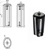 Runde Batteriehalter für 3 x 1,5V AA-Batterien, Ø 30 mm Produktbild-Vorschau 5