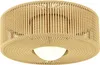 HOMCOM Deckenleuchte, Boho-Deckenlampe Hängend mit G9 LED Produktbild-Vorschau 1