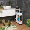 Relaxdays 4052025502836, Biały, Wolnostojący, 2 pół., Płyta Podgląd zdjęcia produktu 2