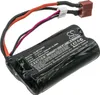 A close-up shot of a black lithium-ion battery pack with wires and connectors. Náhled obrázku produktu