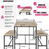 tectake® Sitzgruppe Bolton 3-teilig Industrial Style Produktbild-Vorschau 7