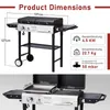 Grill gazowo-węglowy FCH 2 w 1 o mocy 4,5 kW z pokrywą, Podgląd zdjęcia produktu 2