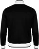 The back view of a black and white track jacket. Produktbild-Vorschau