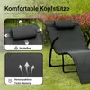 SoBuy Lehátko Skládací zahradní lehátko Relaxační křeslo s Náhled obrázku produktu 5
