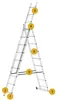 Drabina aluminiowa z opcją na schody 3x9 HIGHER 5,06m Hobby Podgląd zdjęcia produktu 9