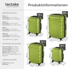 Sada tvrdých kufrů 4-dílná - zelená Náhled obrázku produktu 13