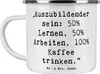 Mr. & Mrs. Panda Pott Spruch Auszubildender - Weiß - Produktbild-Vorschau 1