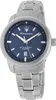 A close-up studio shot of a Maserati analog watch with a blue dial and a silver metal band. Náhled obrázku produktu