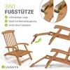 Juskys® Sonnenliege Evia 2er Set wetterfest klappbar Produktbild-Vorschau 4