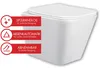 Wand-WC Set Aliki Tiefspüler ohne Spülrand kurz weiß Produktbild-Vorschau 4