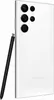 A white Samsung Galaxy S22 Ultra smartphone with a black S Pen attached. Náhled obrázku produktu