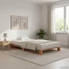 Bedframe pallet massief grenenhout bruin 100x200 cm Productafbeelding-voorbeeld 2