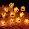 2m Halloween Kürbis Lichterkette LED Batteriebetriebene Produktbild-Vorschau 1