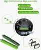 A diagram showing replacement parts for a robot vacuum cleaner. Voir les images du produit