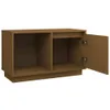 vidaXL TV-Schrank Honigbraun 74x35x44 cm Massivholz Kiefer Produktbild-Vorschau 4