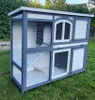 Hasenstall POLLY XL Kleintiergehege Kaninchenstall Käfig Produktbild-Vorschau 2