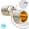 A close-up studio shot of a plumbing fitting against a white and light gray background. Produktbild-Vorschau