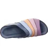 Gemini Damen Pantolette Clog Leder Keilabsatz Korkoptik Produktbild-Vorschau 9