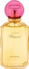 A perfume bottle with a pink cap and yellow liquid. Voir les images du produit