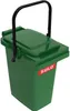 A green SULO trash can with a black handle and lid, shown from a slightly elevated angle against a white background. Produktbild-Vorschau