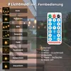 LUMILED Solárne svetelné reťaze do exteriéru 11,5 m, 15x Náhľad obrázku produktu 4