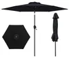 Parasol COSTWAY φ230cm, parasol de jardin avec manivelle et Voir les images du produit 1