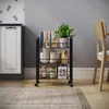 Rollcontainer Vicco Tarro Schwarz 45 x 64 cm mit 3 Produktbild-Vorschau 3