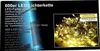 The image shows the packaging of a string of LED lights, with a picture of the lights themselves on the right side. Produktbild-Vorschau