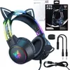 ONIKUMA X15Pro Schwarz Gaming Headset Katzenohren Produktbild-Vorschau 3