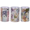 3er Set Spardose im Euro-Design Ø 9,5cm Metall Blech Dose Produktbild-Vorschau 1