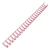 Drahtbinderücken, 2:1, rot, 6,4 mm, 100 Stück, für ca. 45 Produktbild-Vorschau 2