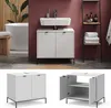 Vanity unit  Vicco Eliza Bílá 70 x 63 cm se 2 dveřmi, Model Náhled obrázku produktu 2