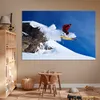 MuchoWow® Poster Skifahrer bei einem Sprung in der Schweiz Produktbild-Vorschau 6