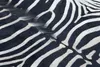 Teppich Künstliches Rindsleder, Zebra G5128-1 weiß schwarz Produktbild-Vorschau 5