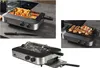 Collage of a multi-kebab grill in different configurations and close-ups. Produktbild-Vorschau